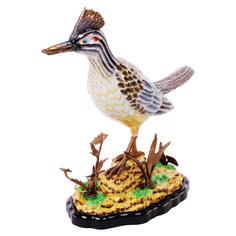 Фигурка фарфоровая птица с бронзой Handicraft 38см