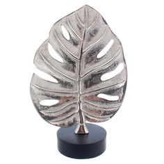 Статуэтка leaf 16х19х25см серебро Edelman