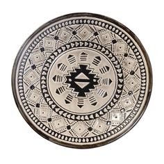 Миска декор aztec черная 36см Riverdale