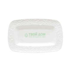 Блюдо Lenox блюдо для бутербродов прямоуголное 30,5 см чистый опал, рельеф (LEN806668)