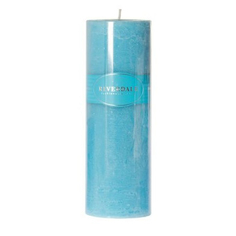 Свеча pillar ocean голубой 7.5х23см Riverdale