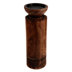 Подсвечник д10см 29см коричневый Edelman daraus