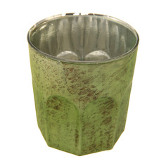 Подсвечник 8см зелёный Edelman castello