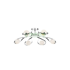 Люстра подвесная LuceSolara Moderno 3020 6PL Chrome/White (3020/6PLChrome/White)