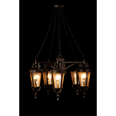 Люстра Catic 5010/5 ковка/темно-коричневый