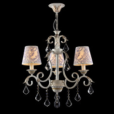 Люстра подвесная 00143-3 Elvan LU00143-3-CRM+GLD