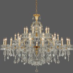 Люстра потолочная Asfour Crystal 1580/156/42/AS Gold