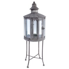 Фонарь lantern д23см 65см серый Edelman