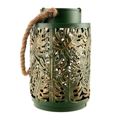 Фонарь д15.5см 25.5см зелёный Edelman