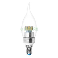 Лампочка Uniel LED-C37P-5W/WW/E14/CL ALC02SL