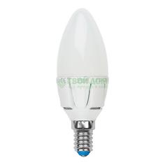 Лампочка Uniel LED-C37-6W/NW/E14/FR/DIM