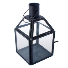 Фонарь gregory 8х8х14см серый Edelman