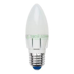 Лампочка Uniel LED-C37-6W/WW/E27/FR ALM
