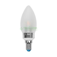 Лампочка Uniel LED-C37P-5W/WW/E14/FR/DIM ALC