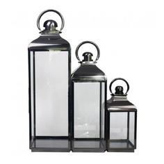 Подсвечник-фонарь Wittkemper metallic средний 1 штука