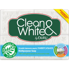 Хозяйственное мыло Duru Clean&White Универсальное 4x125 г