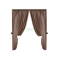 Шторы Togas Рапсодия 240x300 см 4 пр Gold (40.13.64.0151)