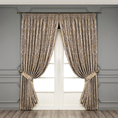 Шторы Togas Фредерик 260х300 см 4 предмета золотистый