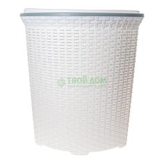 Корзина Violet Ротанг угловой 60 л белый (2350/6)