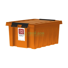 Ящик для хранения Rox box Ящик с крышкой 16 л оранжевый