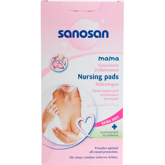 Прокладки для груди Sanosan Mama Для кормящих матерей 30 шт