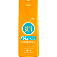 Солнцезащитное молочко LOreal Paris Sublime Sun Загар и Защита SPF15 200 мл L'Oreal