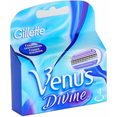 Кассеты для бритья Gillette Venus Divine 4 Шт.
