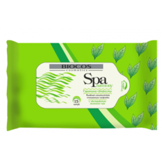 Салфетки влажные spa harmony/зеленый чай упаковка 15штук (BIO820096) Biocos