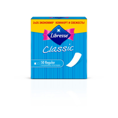 Ежедневные прокладки Libresse Classic Regular, 50 шт.