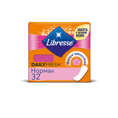 Ежедневные прокладки Libresse Dailyfresh Normal, 32 шт.