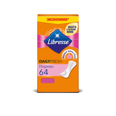 Ежедневные прокладки Libresse Dailyfresh Normal, 64 шт.