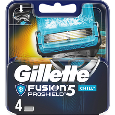 Сменные кассеты для бритья Gillette Fusion5 ProShield Chill 4 шт