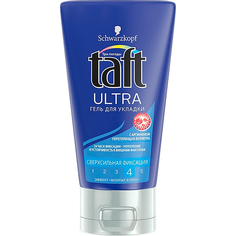 Гель для укладки волос Taft Ultra Сверхсильная фиксация с эффектом мокрых волос 150 мл