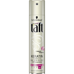 Лак для волос Taft Keratin Complete Сверхсильная фиксация 225 мл