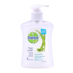 Жидкое мыло Dettol с алоэ вера и молочными протеинами 250 мл