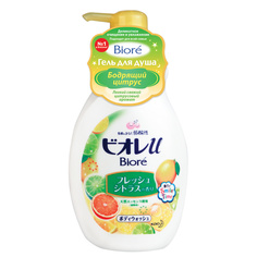 Гель для душа Biore Бодрящий цитрус