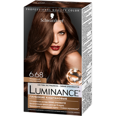 Краска для волос Schwarzkopf Luminance Color 6.68 Пламенный каштановый
