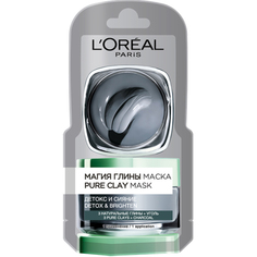 Маска для лица LOreal Paris Магия Глины Детокс и Сияние 6 мл L'Oreal