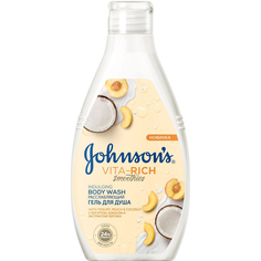 Гель для душа Johnsons Body Care Vita-Rich Расслабляющий с йогуртом, кокосом и экстрактом персика 250 мл Johnson's