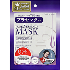 Маска для лица Japan Gals Pure 5 Essence С плацентой 1 шт