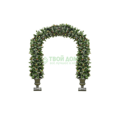 Арка c заснеженными шишками и ягодами National Tree (WP1-393LG-85)
