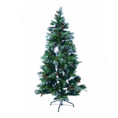 Елка National tree C заснежен шишками и ягодами 213см (WP1-507-70)