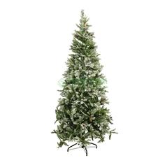 Елка National Tree с заснеженными шишками и ягодами 243 см (WP1-507-80)