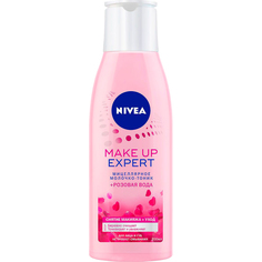 Мицеллярное молочко-тоник Nivea Make up Expert для снятия макияжа + розовая вода 200 мл