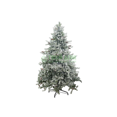 Елка National Tree с заснеженными шишками 198 см (SR1-500-65)