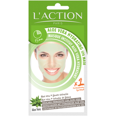 Spa Маска Laction Увлажняющая с алоэ вера 20 г Laction