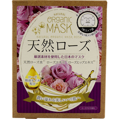 Маска для лица Japan Gals Natural Organic Mask Rose 7 шт