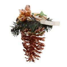 Игрушка елочная Guan arts/3 way Шишка 15см 880239G