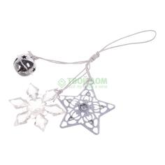 Игрушка KaemingK Подвеска декоративная Снежинки Белый 14см (577245)