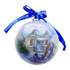 Набор шаров Mister Christmas Папье-маше 6шт 75мм (PM-12-6T)